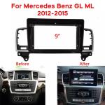ML Class 2012-2015 Mercedes Benz Car Stereo DVD Player 9 Inch 2 Din