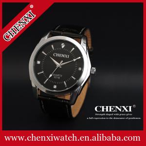 China Men Fashion Watches Bright Fashion Jewelry Wholesale Price CHENXI Branding Leather Watches wholesale