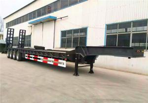 China Sinotruk 10T Low Bed Semi Trailer Mechanical Suspension wholesale