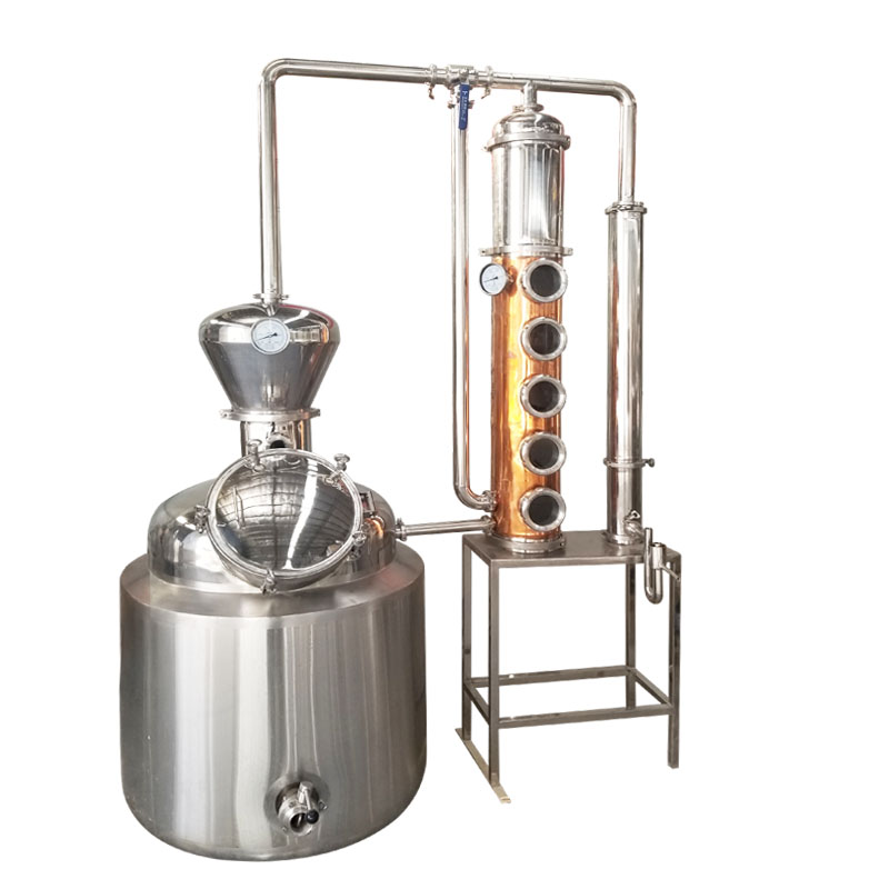 1000L Steam Heating Energy Saving Alcohol Distiller Equipment for Distillation Plants