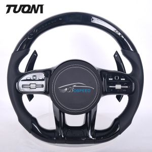 China Nappa Grade Leather Mercedes Benz Steering Wheel Carbon Fiber wholesale