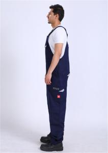China Mining EN11612 Arc Protection Clothing 280gsm Arc Flash Bib wholesale