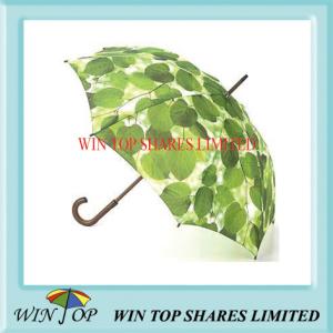 China 23&quot; Auto Advertising Wooden Handle Umbrella(WT5077) wholesale