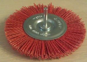 China High Performance Nylon Wire Wheel Brush Filament Drill Brush Flat Wheel wholesale