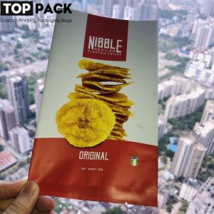 China Disposable Food Packaging Pouch Potato Chip Bag Packaging Back Seal wholesale