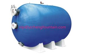China Horizontal Tank Swimming Pool Sand Filters Fiberglass Sand Filters Dia 1400mm - 2000mm wholesale