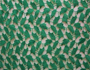 China Garment Accessories Chemical Lace Fabric Water Soluble Embroidery lace fabric Like Fish in Different Color wholesale