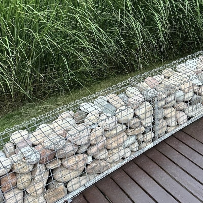 Hexagonal Zinc Coated Landscape Stone Cage 200x100x50 Welded Gabion Basket Fence
