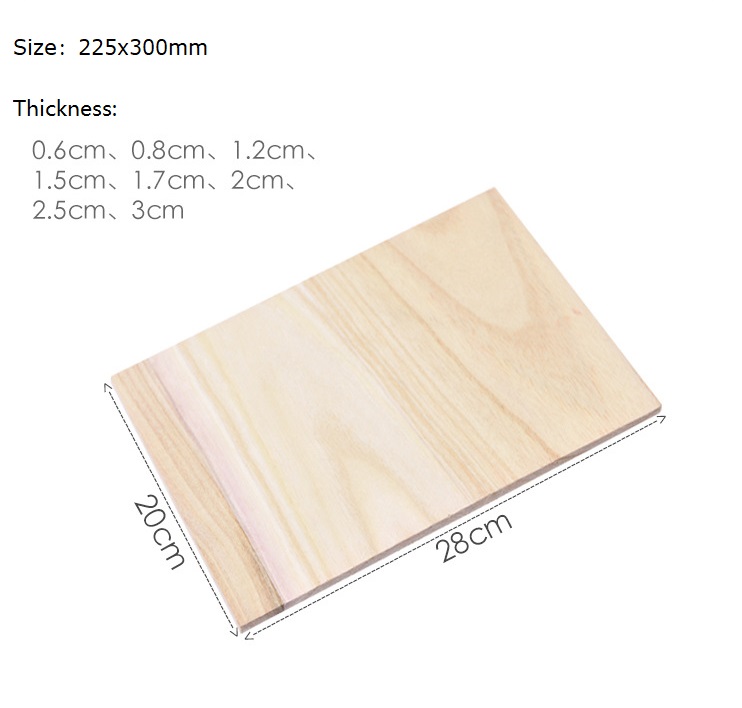 Customizable Rebreakable Board for Taekwondo Durable and Made of Paulownia Wood