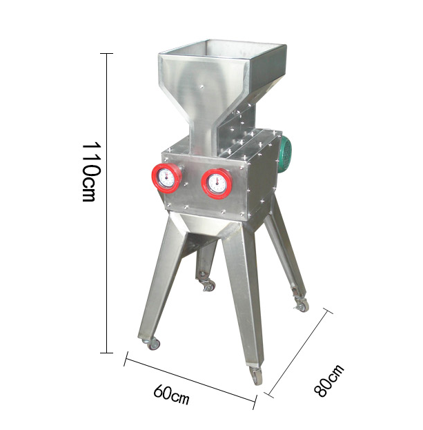 Craft Beer 125 KG Capacity Automatic Malt Mill Grinder with 150*130mm Roller Size