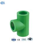 Green PPR Reducing Tee DIN16962 PPR Pipes Fittings Quick Coupling