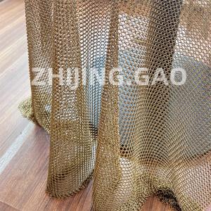 China Titanium Plating Silver Chain Mail Ring Mesh Closure Curtain wholesale