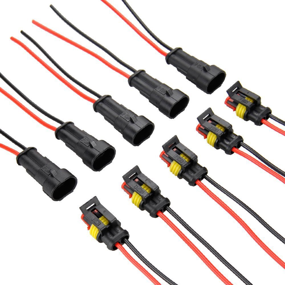 Highly 3 Pin Automotive Cable Assembly for Mid East Market by UL Certified Molex TE AMP