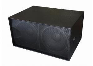 China 1200W 4ohm Indoor Disco Sound Equipment / Dual 18 Inch LF Drivers wholesale