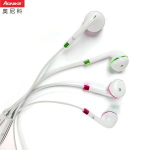 China OEM Sports 105dB 10mm Lighting Cable Earphones wholesale
