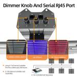 1000W Dimmable LED Growing Lights 3 Channel Detachable Design