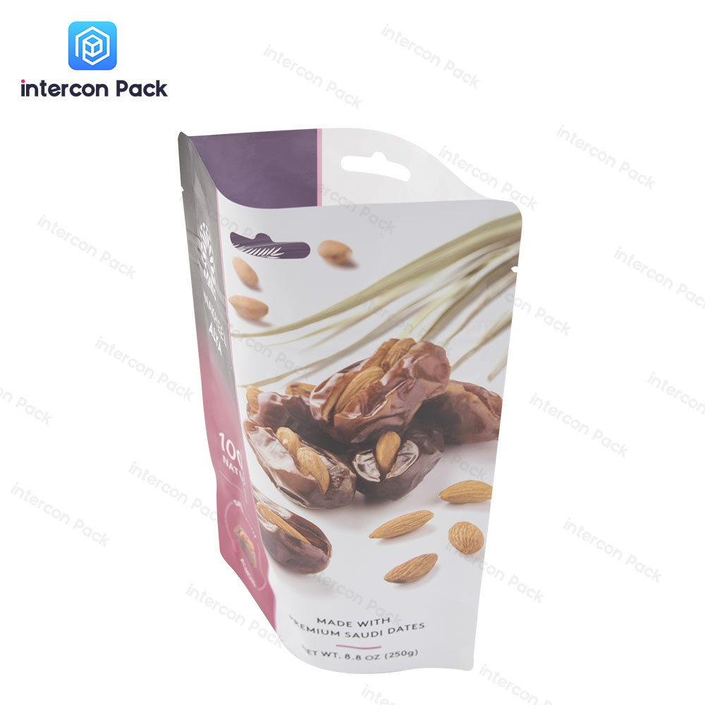 Light Weight Reusable Polyester Gusset Packaging Bag For Snack Nut