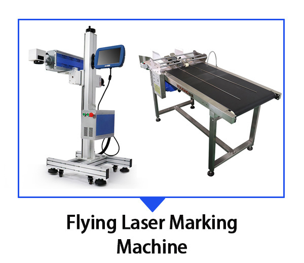 High Speed Vin Code Date Code Serial Number Flying Cable Laser Marking Machine