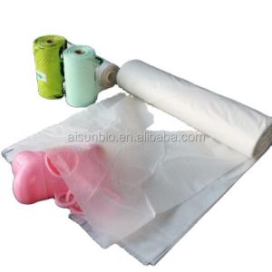 China Corn Starch Cellulose Compostable T Shirt Bags For Supermarket Packaging wholesale