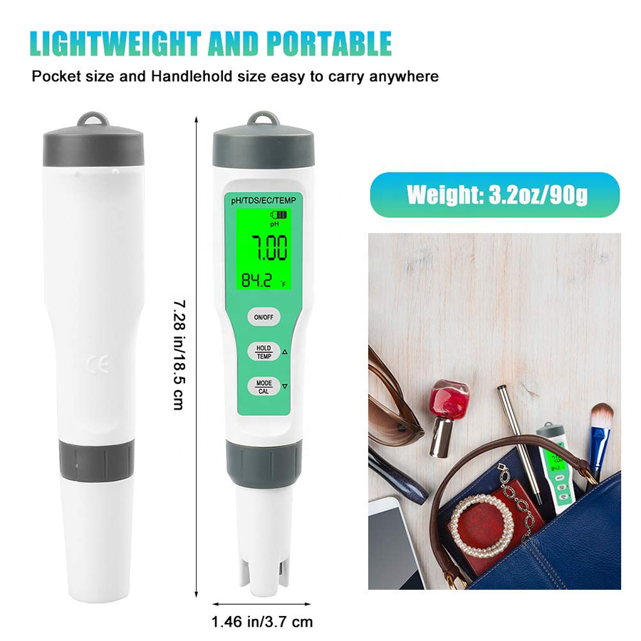 Lab Water Purity Electronic Tester Portable Digital Pen Type PH Meter for Lab Testing