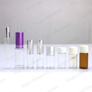China Custom Mini 10ml apothecary glass bottle with plastic cap wholesale