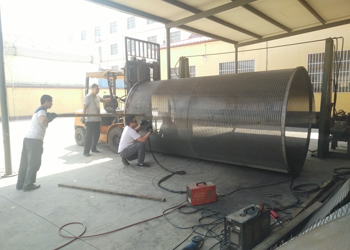 Corrosion Resistant Rotary Screen Drum For Sewage / Wastewater Treatment