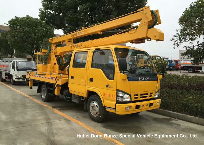ISUZU 16m Truck Mounted Articulated Aerial Work Platforms High Performance