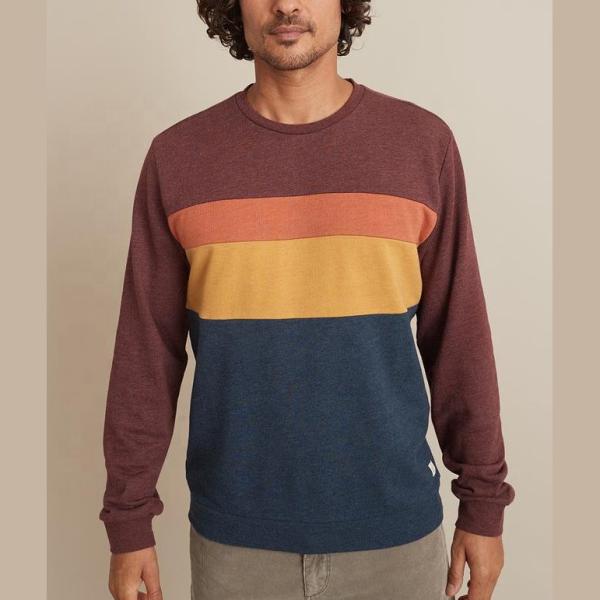 Custom Embroidered Blank Oversized Sweatshirts Crewneck For Spring