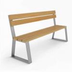 Outdoor L140cm H85cm Cast Iron And Wood Garden Bench