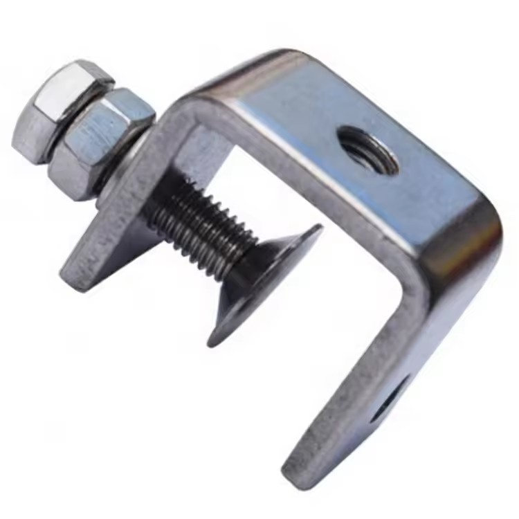 304 Stainless Steel Metal Welding Parts Adjustable C Channel Strut Beam Clamp