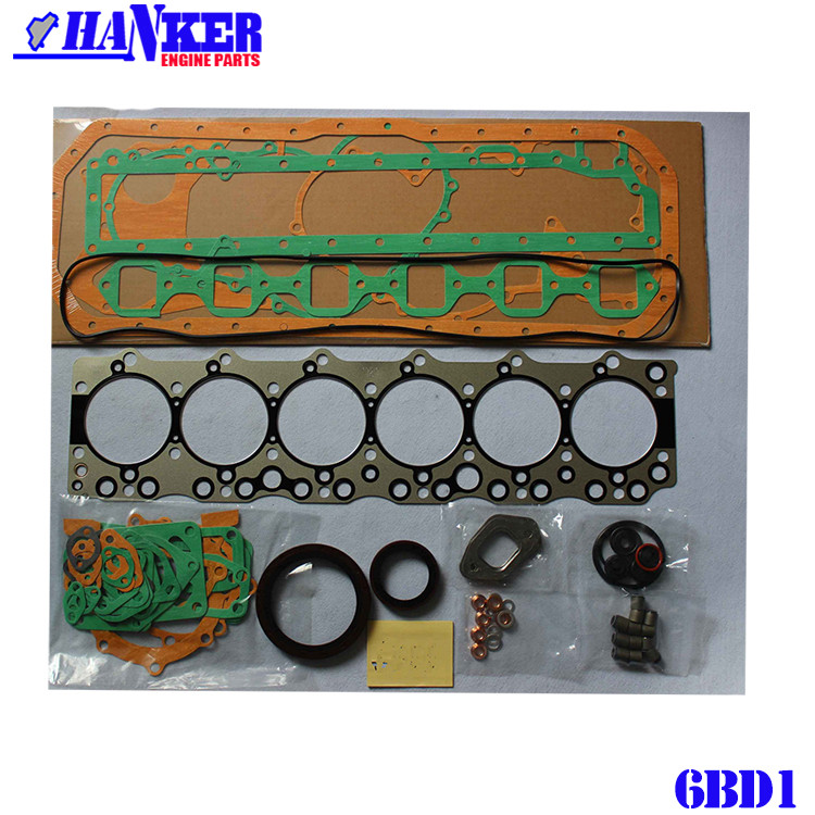 Isuzu 6BD1 6BD1T Overhaul Full Gasket Kit Set With Cylinder Head 1-87810-363-0