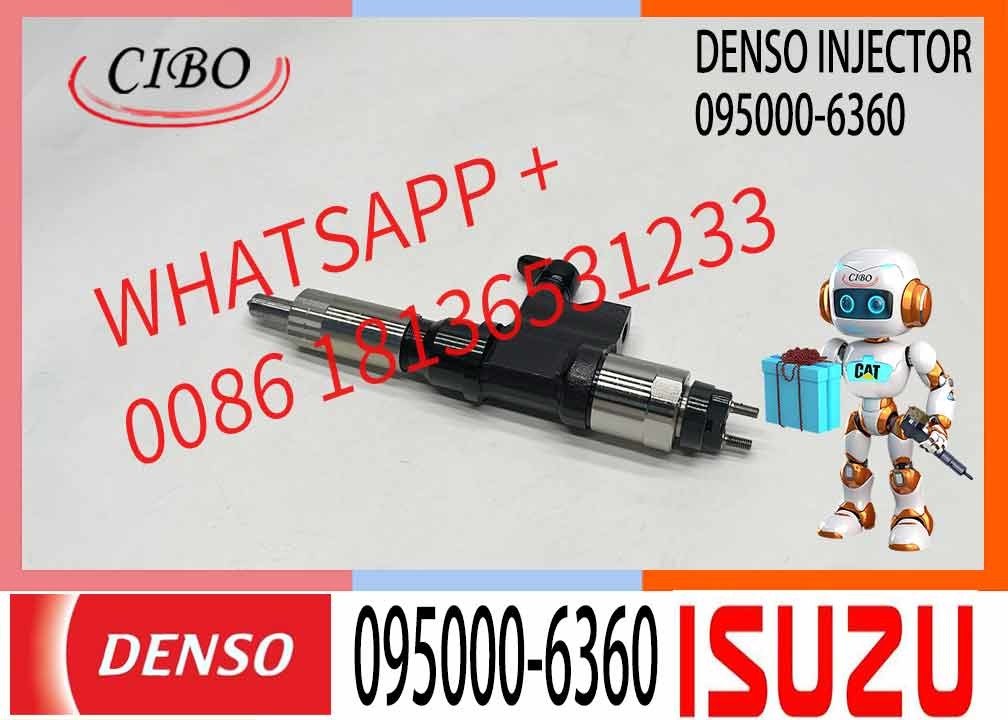 common rail injector 095000-6360 095000-6363 095000-6366 095000-6367 8-97609788-0