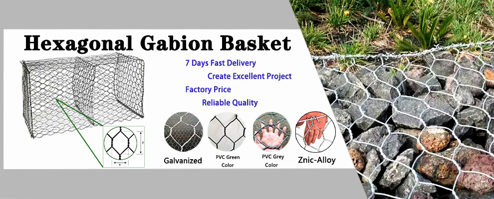 Durable Wire Basket Retaining Wall Heavy Zinc Coated 2m X 1m X 1m