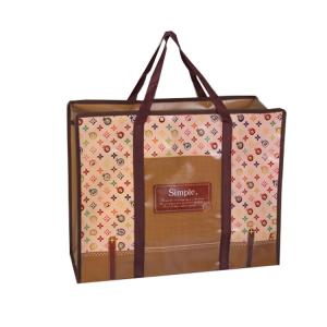China Glossy Stylish Clothes Packaging Pp Woven Shopper Non Woven Bags wholesale