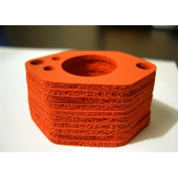 Heat Resistant Silicone Sponge Gasket 1.5mm-50mm Thickness