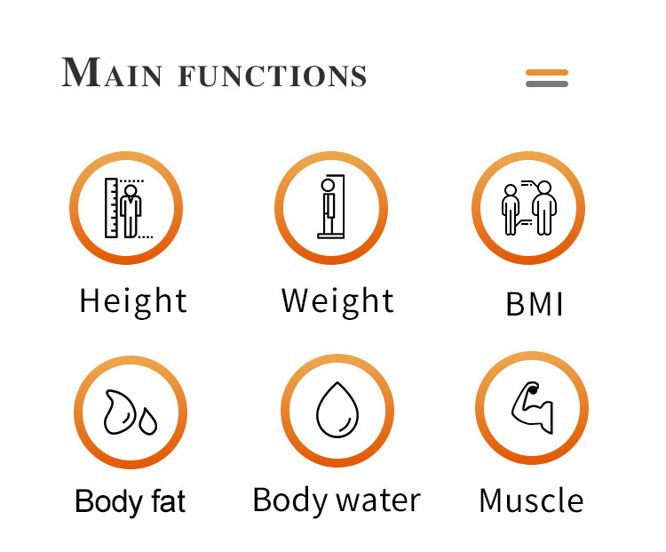 Bluetooth Calculate Bmi Body Fat Analyzer Scale RS232 / 4G Interface