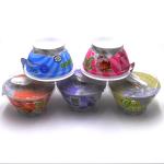 Food grade Plastic yogurt cups with aluminum foil lids