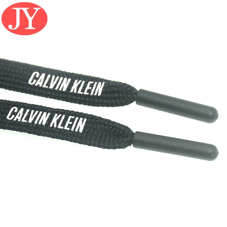 Jiayanag Phthalate Free White color blue aglet stripe plastic TPU soft rubber aglets