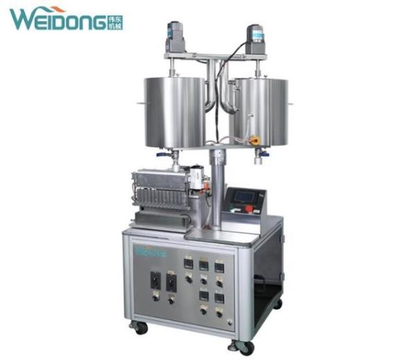 Stainless Steel Lipstick Filling Machine , Multifunctional Automatic Bottling