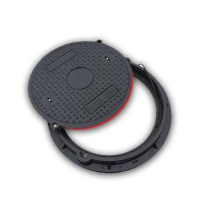 China Anti Corrosion Fiberglass Manhole Cover , Reinforced Plastic Round Sewer Cover wholesale