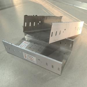 China Customized Sheet Metal Cable Tray Silver For Organized Cable Management 50mm-1000mm wholesale
