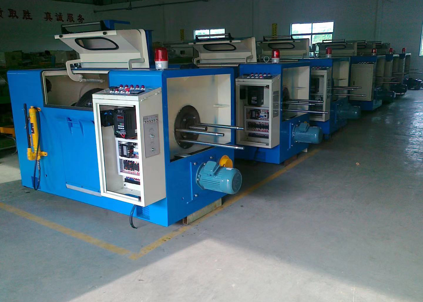 1.5 2.5 High Speed Double Twisting Copper Bunching Machine Production Line