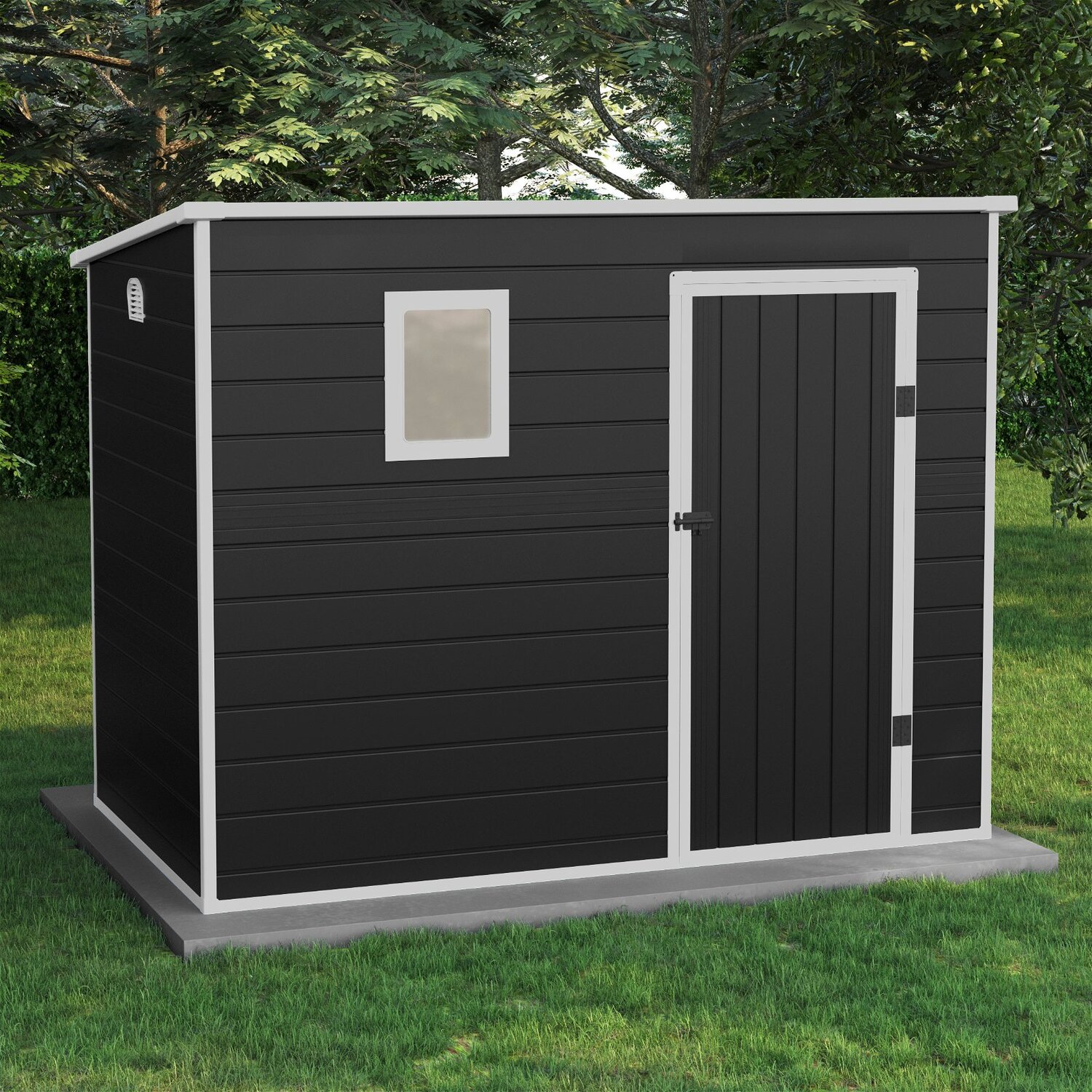 Efficiently Organize Your Garden Tools with W236xD130xH194cm Lockable Garden House