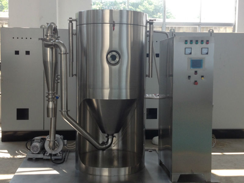 Fruit Juice Fluidized Spray Dryer Machine , Push Off Button Rotary Atomizer Spray Dryer