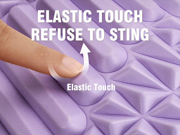 Woowave Purple Lower Back Stretcher for Massage TPE Pillow Say Goodbye to Back Pain