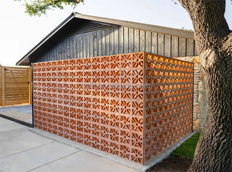 Terracotta Red Breeze Blocks The Ultimate Solution for Clay Brick Screening and Walling