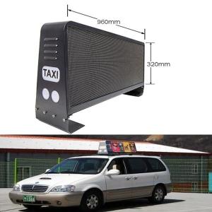 China 120W P5 5000nit LED Taxi Roof Signs 960x320mm Double Sides Display on sale