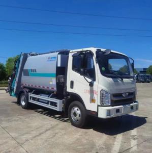 China Diesel Fuel 6.50-16 Tire Garbage Bin Truck With 6 Pieces And 1 Spare wholesale