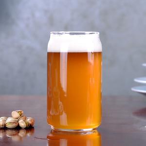 China Can Shaped Custom Beer Glass , Machine Made 20oz Personalised Pint Glass wholesale