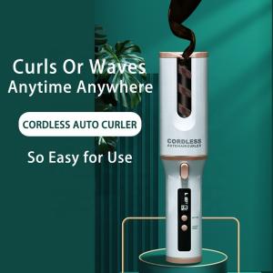 China Hair Styling 6 Timer Settings 5200mAh Automatic Curling Wand wholesale